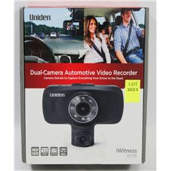 NEW UNIDEN DC115 DUAL CAM HD 1080P DASH CAM