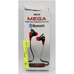 IWORLD MEGA WIRELESS EARBUDS WITH MIC