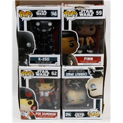 LOT OF 4 FUNKO POPS