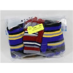 3PK CHILD HEAT WAVE GLOVES.