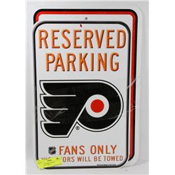 LOT OF 3 HOCKEY SIGNS, 2 CALGARY, 1 PHILLY