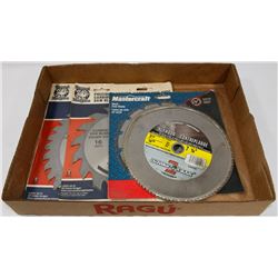 FLAT OF NEW SAW BLADES