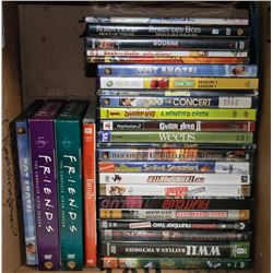 BOX OF DVDS INCL FIGHT CLUB SPECIAL EDITION,