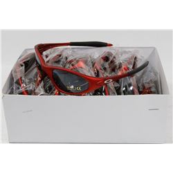 CASE OF OAKLEY STYLE SUNGLASSES