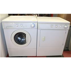FRIGIDAIRE FRONT LOAD WASHER AND DRYER. 27"X25"X36
