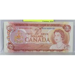 1974 CANADA $2 BILL