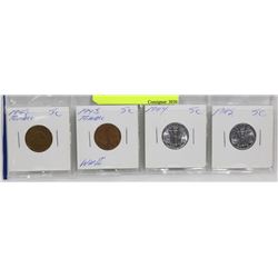 1942-1945 WWII VICTORY NICKLES