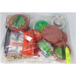 BAG OF ASSORTED FIRE DISCS SURVIVAL CANDLE AND
