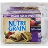 3 BOXES OF NUTRIGRAIN MIX BERRY GRANOLA BARS