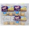 BAG OF ASSORTED PUDDING CUPS.