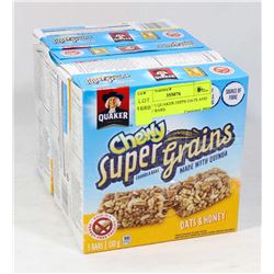 LOT OF 5 QUAKER DIPPS OATS AND HONEY BARS.