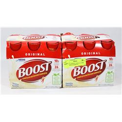 LOT OF 12 BOOST VANILLA 237ML MEAL REPLACEMENTS.