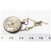 Image 1 : VINTAGE SILVER PLATE KEY WIND POCKET WATCH
