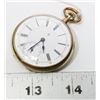 Image 1 : VINTAGE GOLD PLATED RAILROAD POCKET WATCH