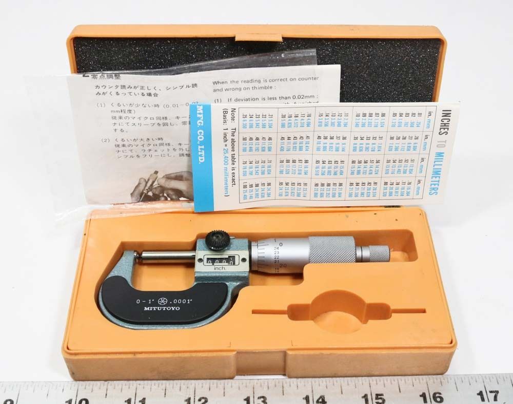 MITUTOYO OUTSIDE MICROMETER.