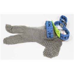 CHAIN MAIL MEAT CUTTERS, RIGHT HAND  HALF GLOVE,