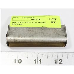 ANTIQUE ZIG ZAG CIGARETTE ROLLER