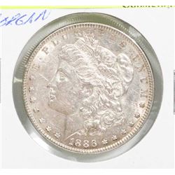 1886 USA MORGAN SILVER $1 COIN