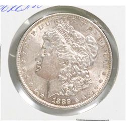 1889 USA MORGAN SILVER $1 COIN