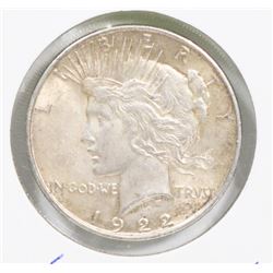 1922 USA SILVER PEACE $1 COIN