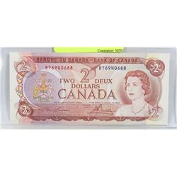1974 CANADA $2 BILL