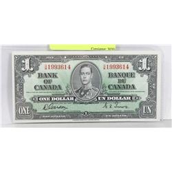 1937 CANADA $1 BILL