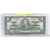 Image 1 : 1937 CANADA $1 BILL