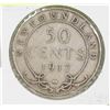 Image 1 : 1917 NEWFOUNDLAND SILVER 50 CENT COIN