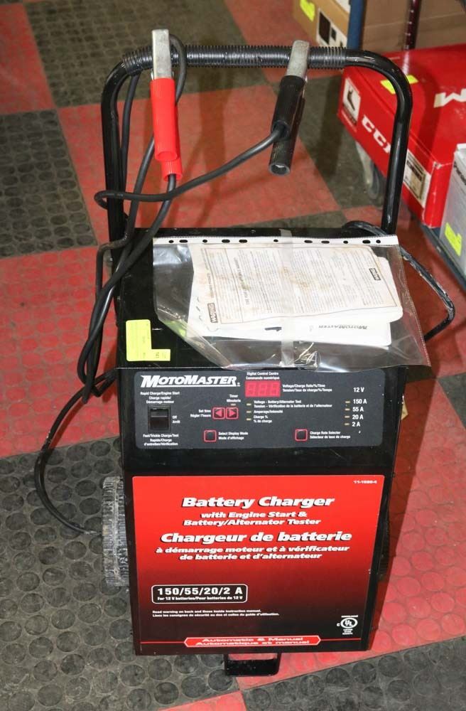 MOTOMASTER DIGITAL BATTERY CHARGER WITH BOOSTER Kastner Auctions