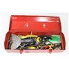 Image 1 : RED TOOL BOX WITH TOOLS