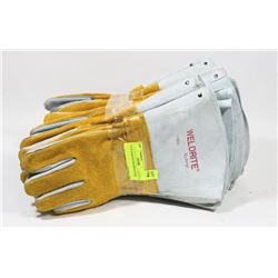 8 NEW PAIRS OF WELDER GLOVES