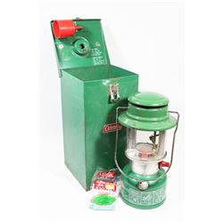 22) COLEMAN LANTERN WITH HARD CASE.