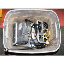 AIR COMPRESSOR WITH NAIL GUN.