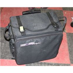 LARGE ROLLING TOTE OF SCRAPBOOKING SUPPLIES