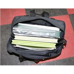 BAG WITH ASSORTED SCRAPBOOKING SUPPLIES
