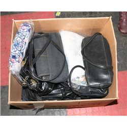 BOX OF ASSORTED PURSES
