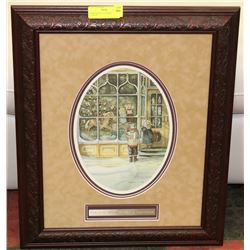 PROFESSIONALLY FRAMED VIGNETTE