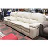 Image 1 : NEW BEIGE GENUINE LEATHER ELECTRIC RECLINING