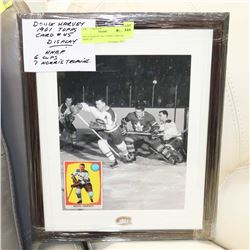 DOUG HARVEY 1961 TOPPS CARD #45 DISPLAY.