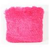 Image 1 : NEW HOT PINK FUZZY APPROX 18”X18” CUSHION TIMES 2