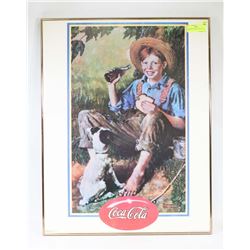 NORMAN ROCKWELL COCA COLA AD.