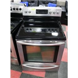 KITCHEN AID STAINLESS STEEL STOVE. 30"X25"X37".