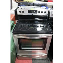 KENMORE STAINLESS STEEL STOVE. 30"X25"X37".
