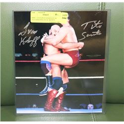 WWE LEGENDS IVAN KOLOFF & TITO SANTANA DUAL SIGNED