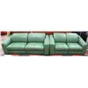 Image 1 : NEW GREEN GENUINE LEATHER ELECTRIC RECLINING