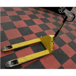 YELLOW PALLET JACK, 5500LB, 7 DAY WARRANTY