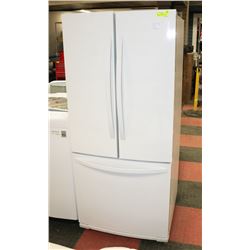 KENMORE FRENCH DOOR FRIDGE. 30"X31"X67".