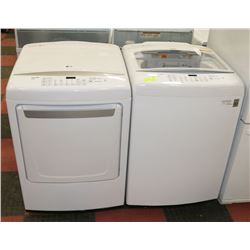 LG TOPLOAD WASHER AND DRYER. 27"X28"X40".