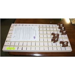 VINTAGE HAND MADE HORSE RACING GAME WITH