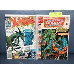 LOT OF 2 COMIC BOOKS - #233 UNCANNY XMEN & #87